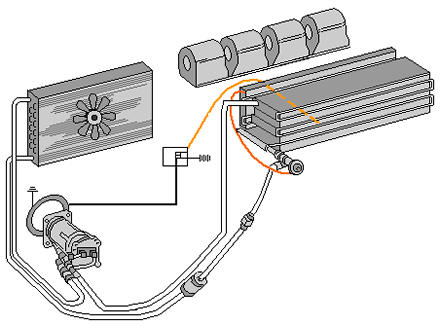 Flow of Refrigerant in the Tubes.