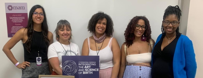 Midwifery students at the Art and Science of Birth