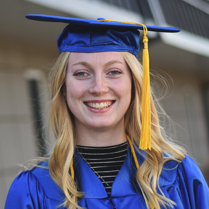 Jenna at graduation
