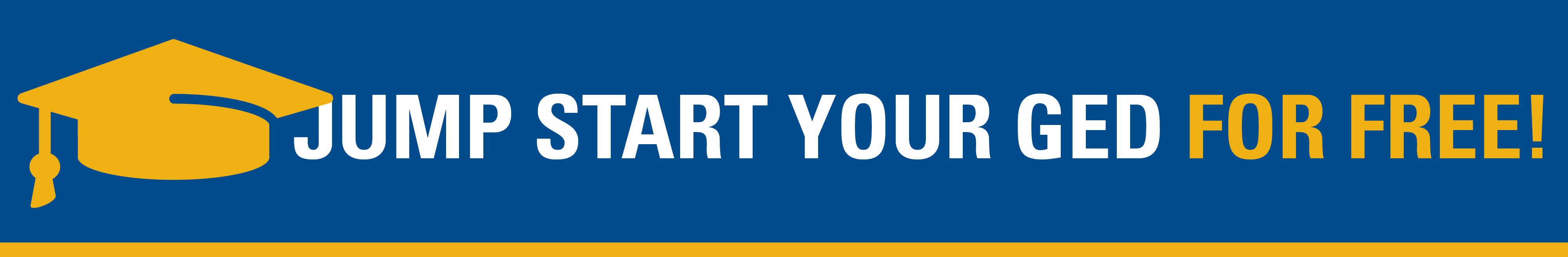Jumpstart your GED Banner