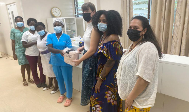Crist Earning Midwifery Degree In Ghana