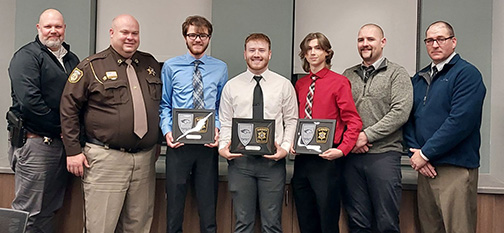 Students, sherriff's office staff and Southwest Tech instructors.