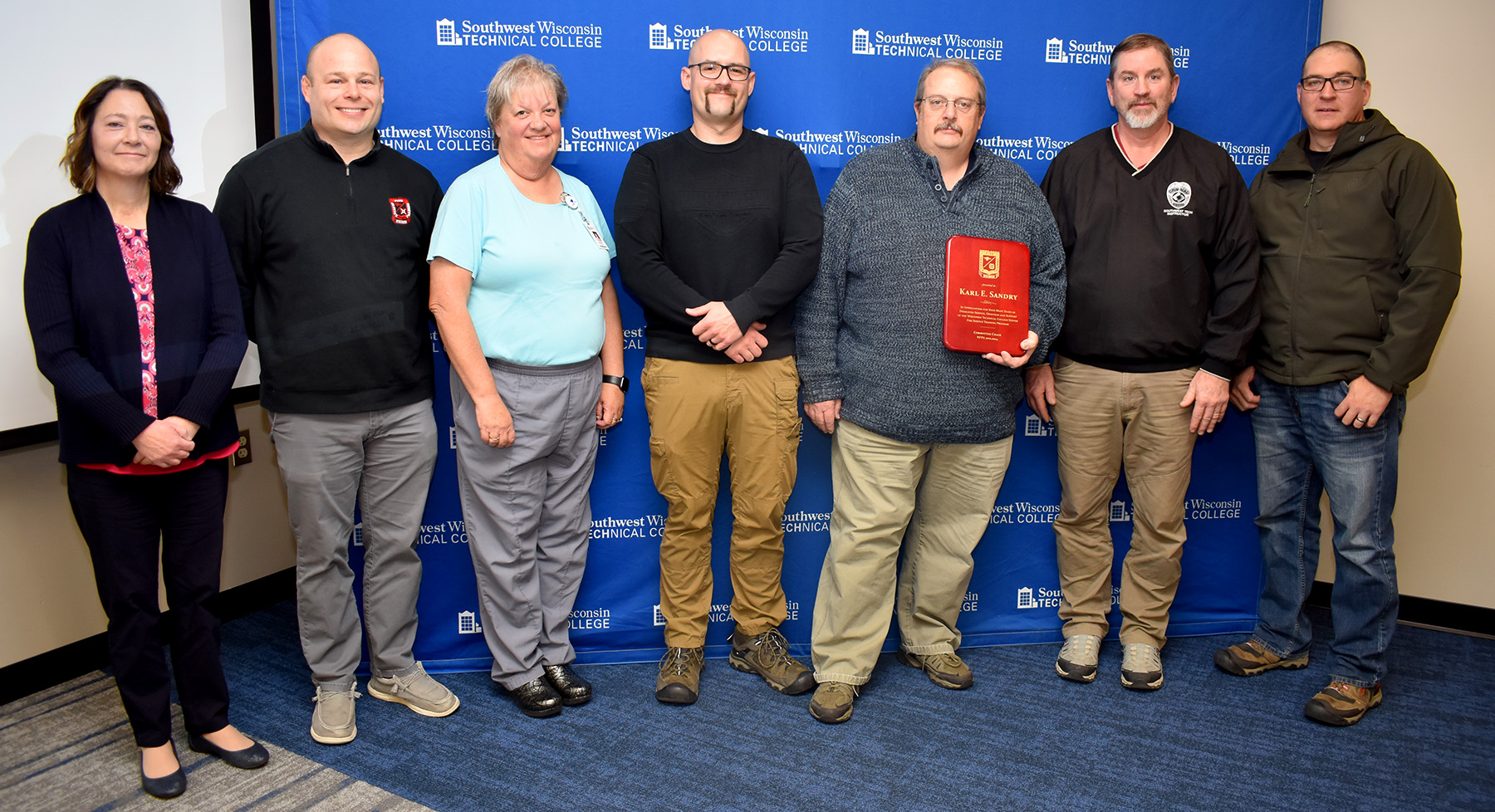 Image for Sandry honored for statewide fire training leadership article