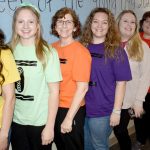 A line up of the women who work at the Child Care Center.