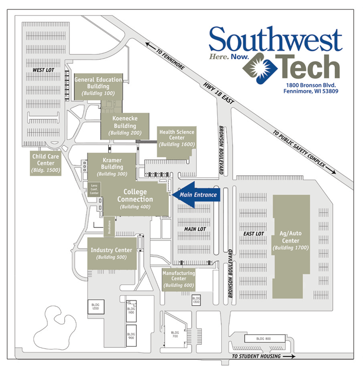 Southwest Tech maps of the region, our district and campus