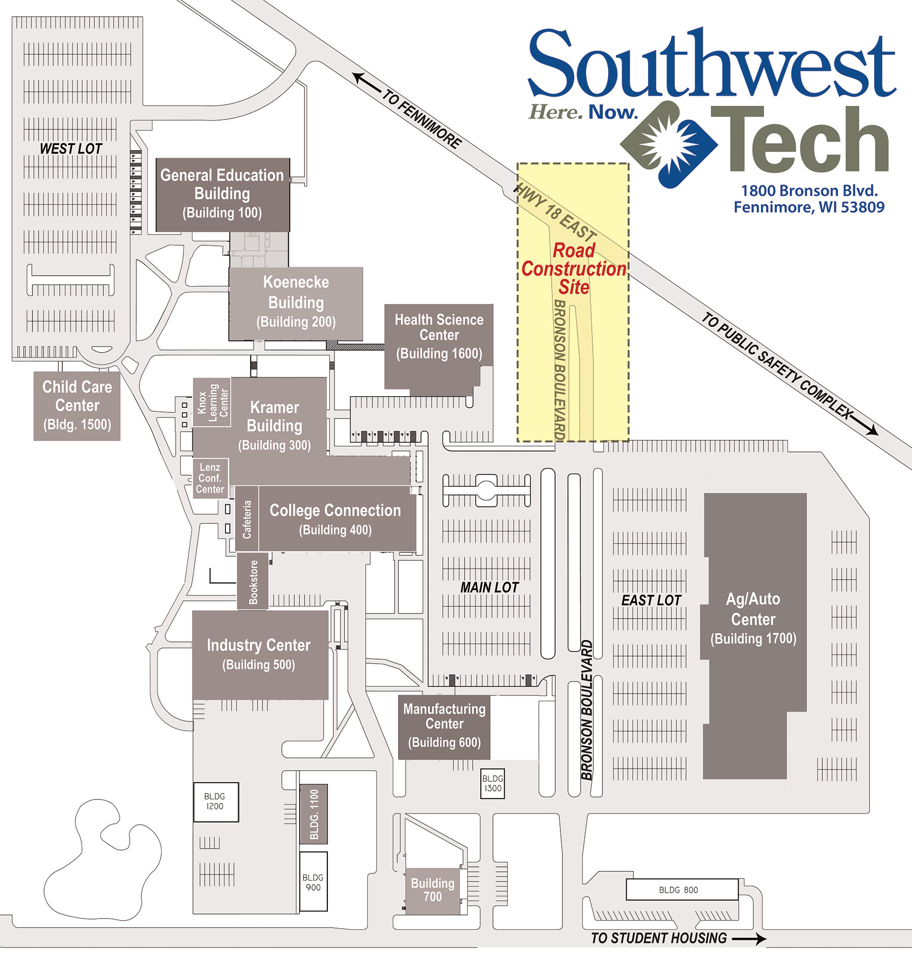 Southwest Tech maps of the region, our district and campus