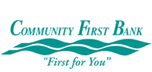 Community First Bank logo