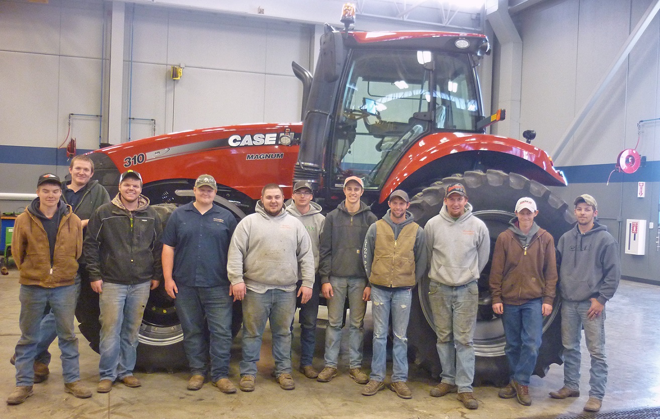 2nd year Ag Power Post-secondary Agriculture Students