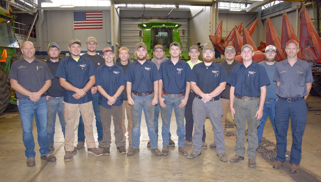 1st year Ag Power Post-secondary Agriculture Students