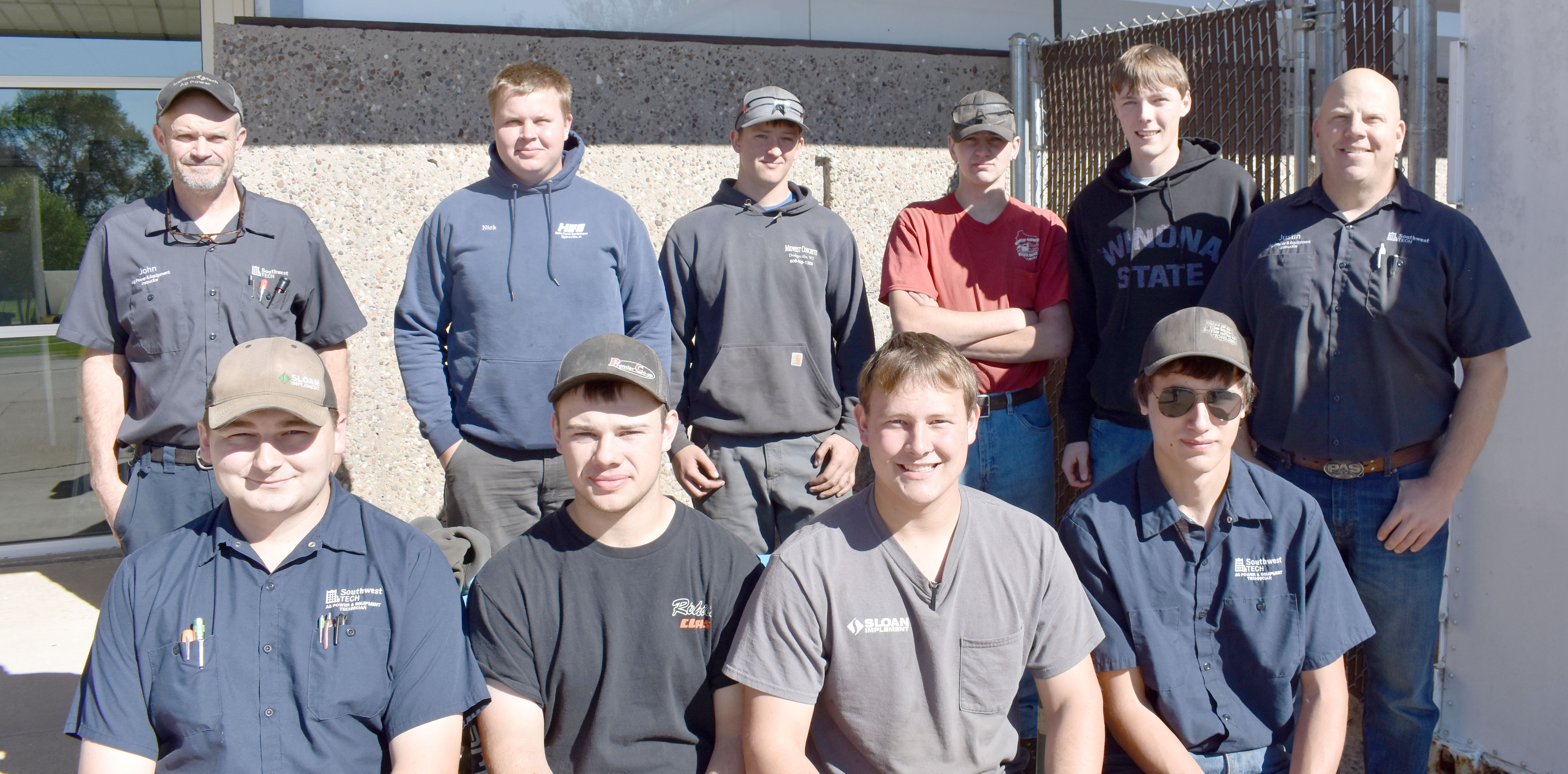 1st year Ag Power Post-secondary Agriculture Students